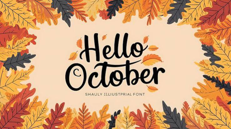 OCTOBER NEWSLETTER