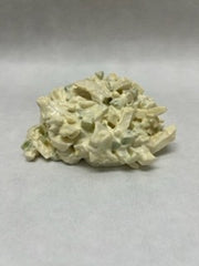 a pile of egg salad on white butcher paper