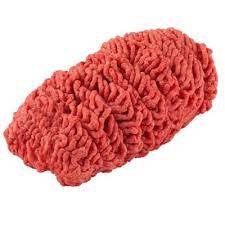  raw ground beef London Broil on white butcher paper